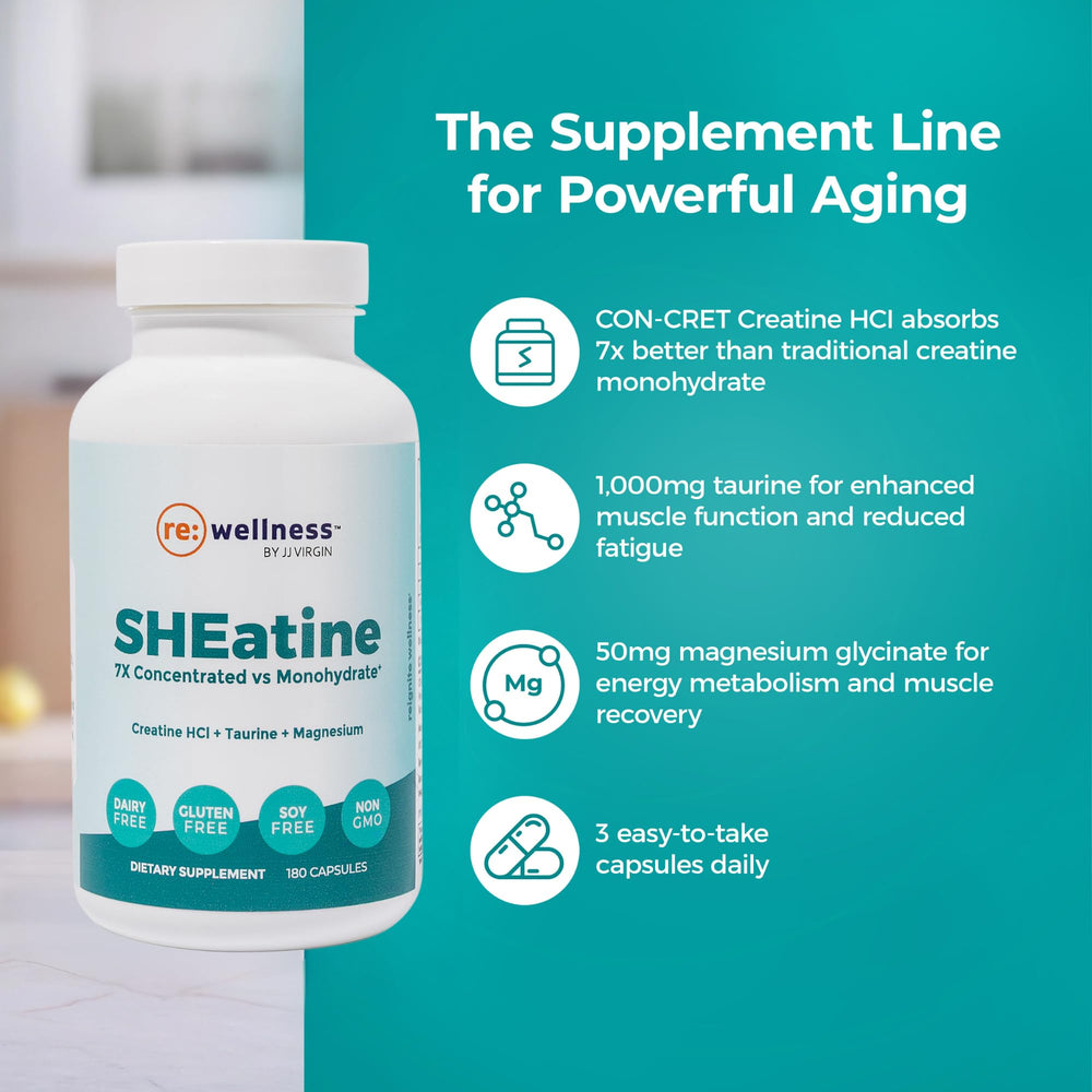 Reignite Wellness SHEatine cápsula en mano para apreciar escala y dosificación práctica