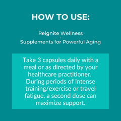 Reignite Wellness SHEatine frasco con texto 180 cápsulas para suministro prolongado
