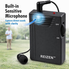 Reizen primer plano del auricular mini mostrando comodidad y ajuste