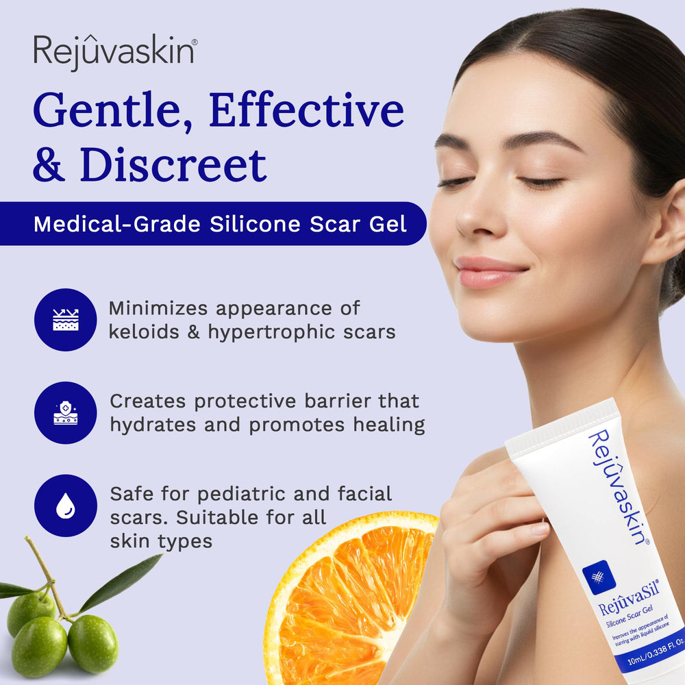 Textura del gel Rejuvaskin en gota, ligera y de rápida absorción