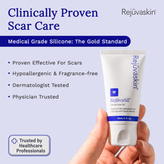 Rejuvaskin uso en rostro, invisible bajo maquillaje y cómodo