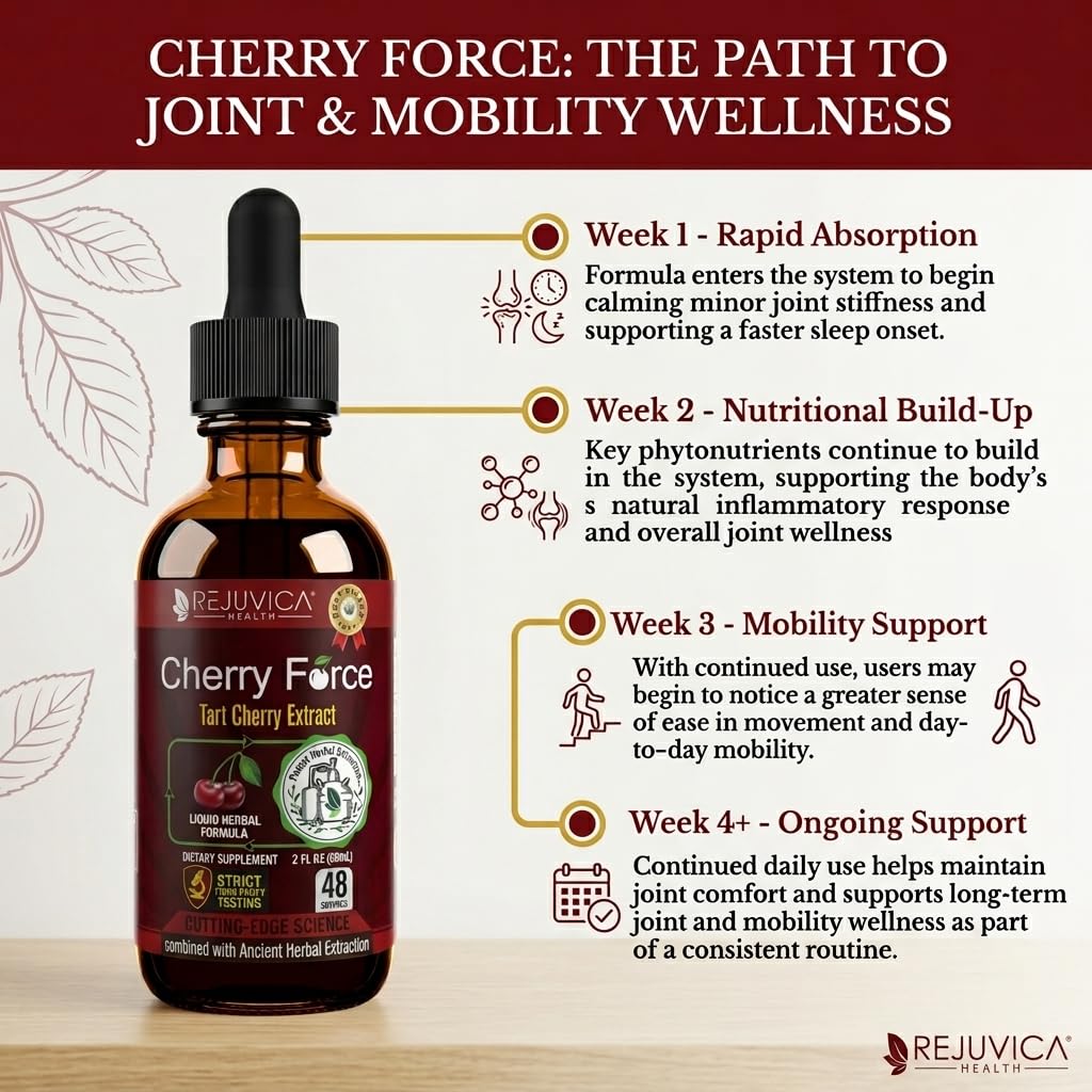 Rejuvica Health Cherry Force en cocina, estilo de vida y uso cotidiano