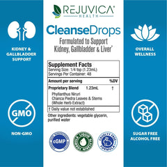 Rejuvica Health caja abierta con botella y prospecto resaltando presentación