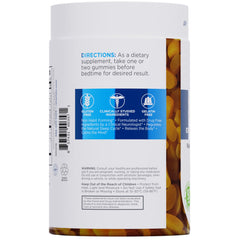 Detalle de una gomita Relaxium mostrando textura masticable y atractivo limón