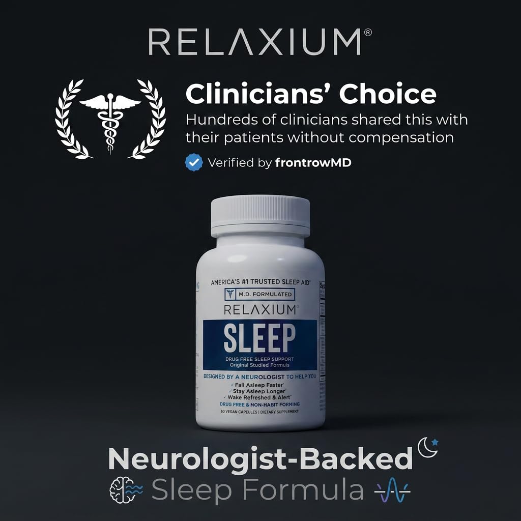 Relaxium producto en uso sobre mesita nocturna con tranquilidad