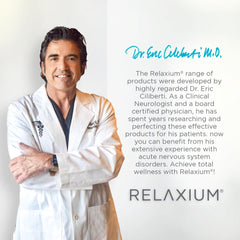 Listado de ingredientes de Relaxium con mención de validación por neurólogo clínico