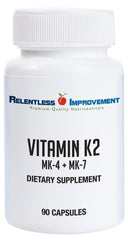 Relentless Improvement frasco frontal mostrando el envase y beneficio de dosis alta