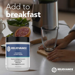 Relievance batido matinal con fibra para digestión más cómoda