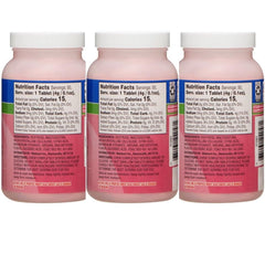Relion tabletas de glucosa en primer plano mostrando textura y masticabilidad conveniente