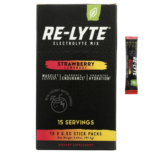 RELYTE polvo en primer plano mostrando textura y dissolución fácil