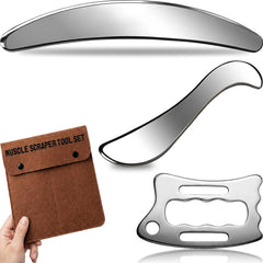 Rena Chris set frontal mostrando las tres herramientas y la funda, práctico para viajes