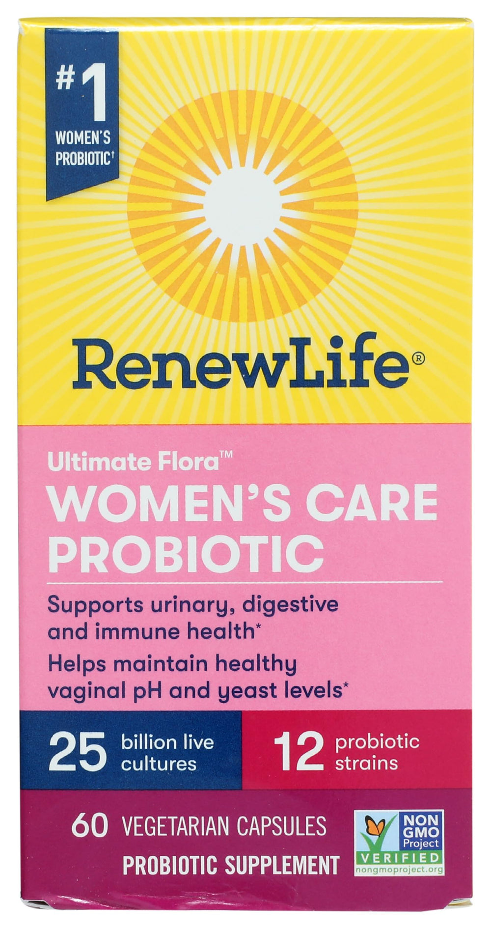 Renew Life frente del empaque mostrando beneficio multisoporte