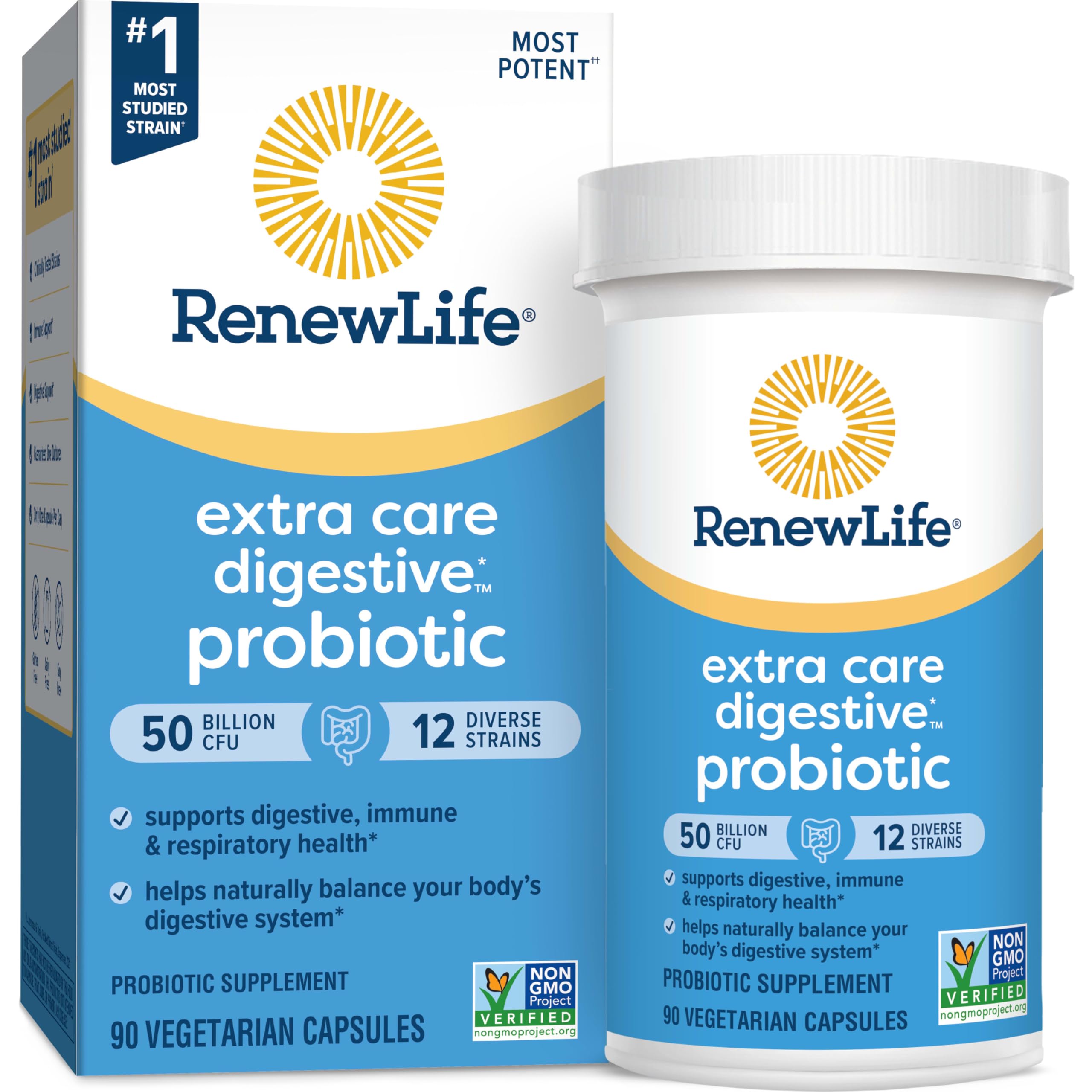 Renew Life representación de ingredientes y control de calidad USA