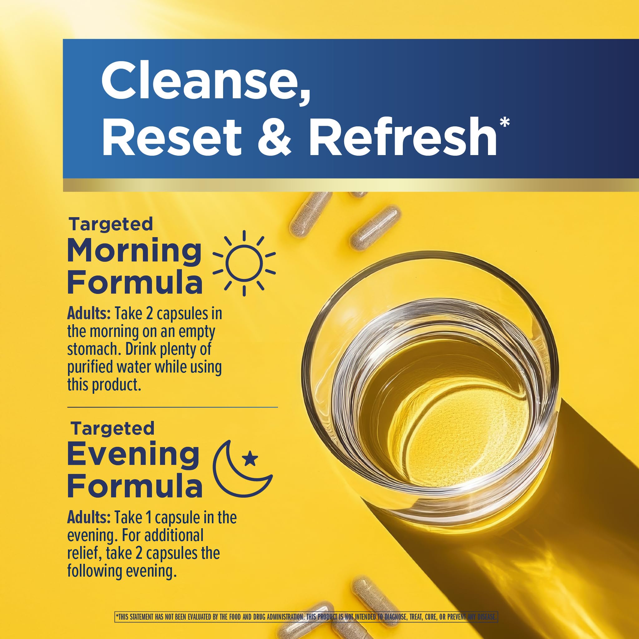 Renew Life etiqueta con instrucciones claras que asegura uso correcto