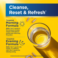 Renew Life etiqueta con instrucciones claras que asegura uso correcto