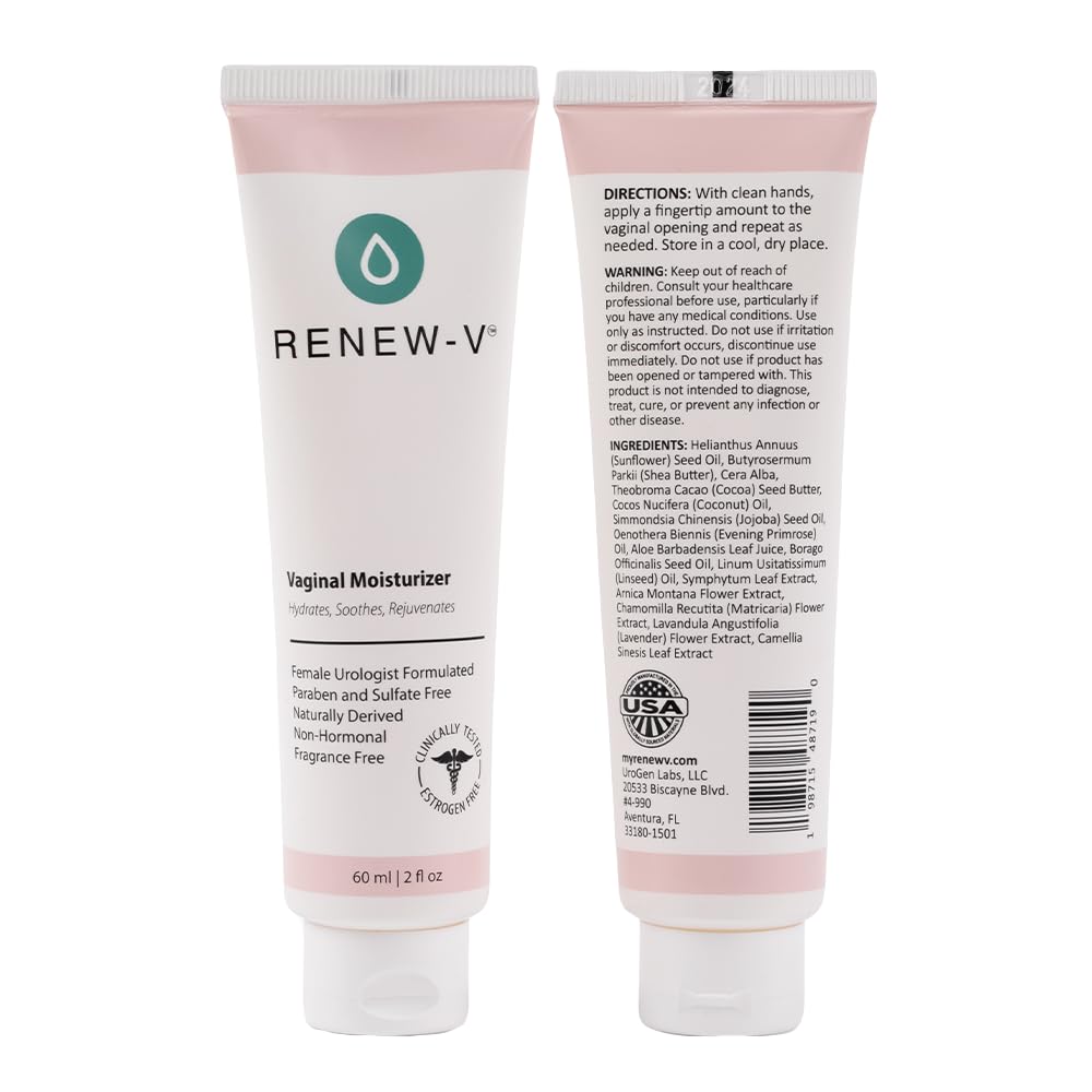 renew-v caja y materiales que resaltan formulación sin químicos