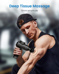 RENPHO Active+ cabezal tipo bola aplicado a cuádriceps para alivio profundo