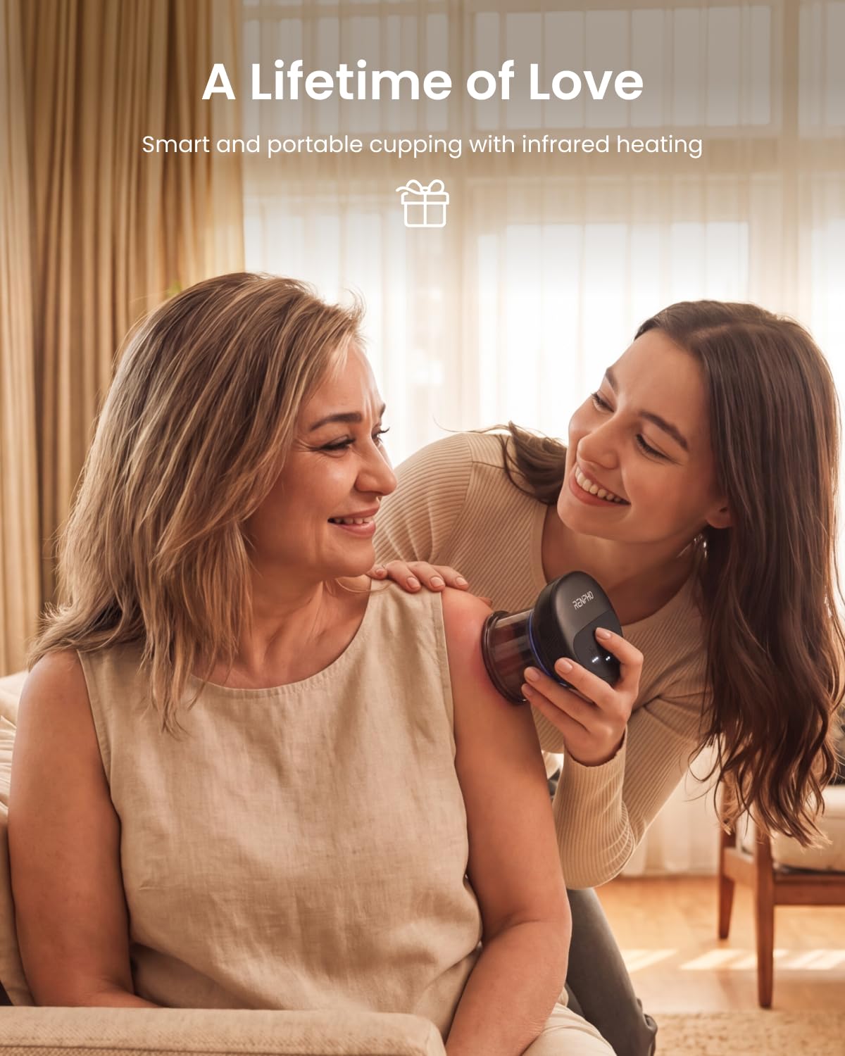 RENPHO Emberace Cup en ambiente hogareño para una experiencia tipo spa