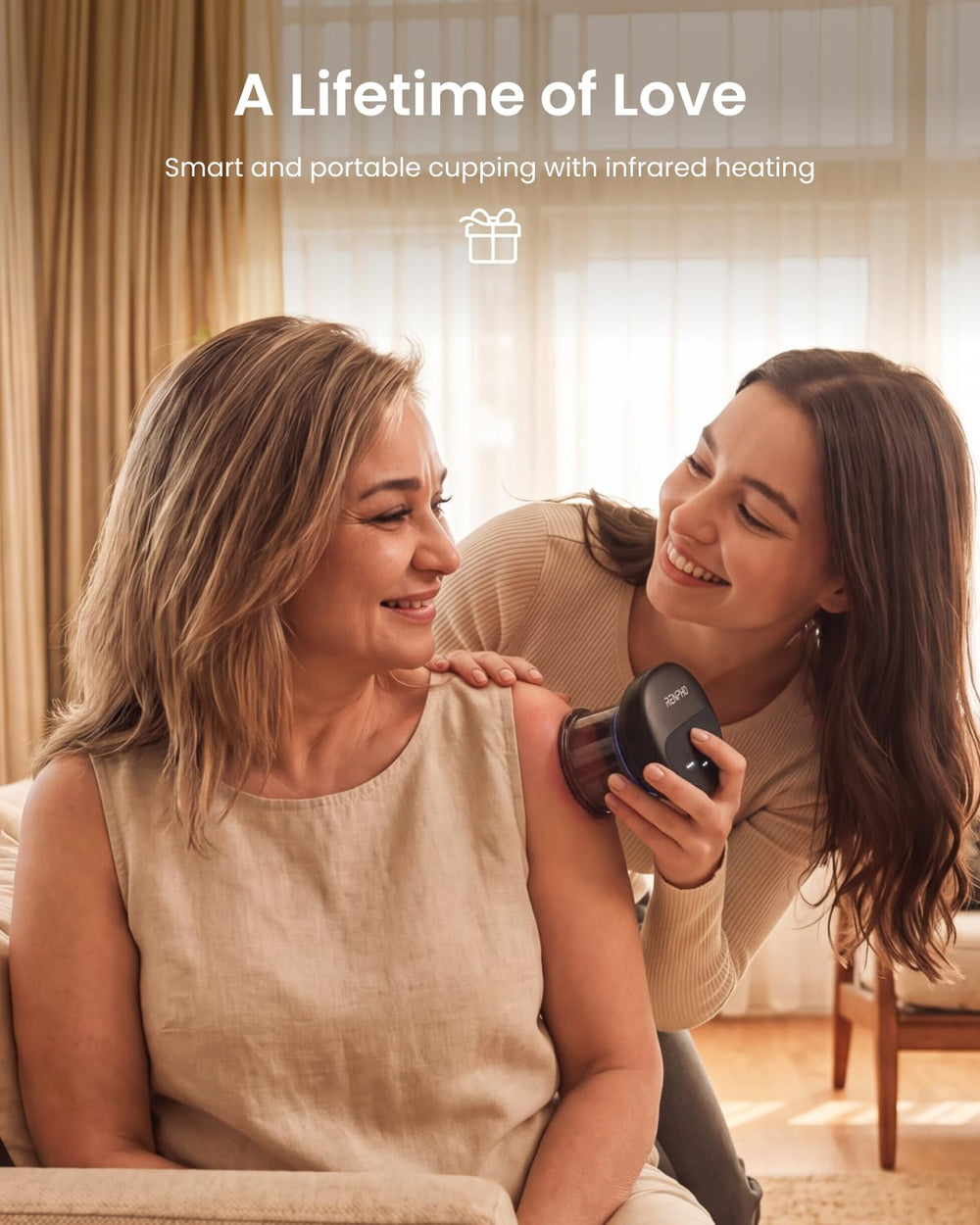 RENPHO Emberace Cup en ambiente hogareño para una experiencia tipo spa