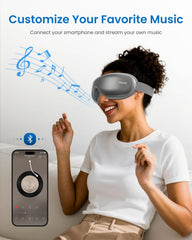 RENPHO Eyeris 1 emparejado por Bluetooth para reproducir música calmante