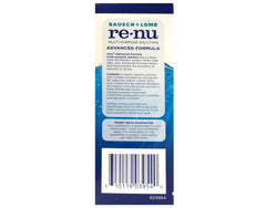 Renu persona usando la solución para retirar lentes con seguridad