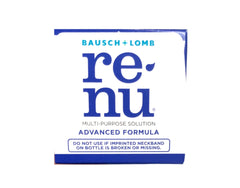 Renu etiqueta con información e ingredientes para uso informado