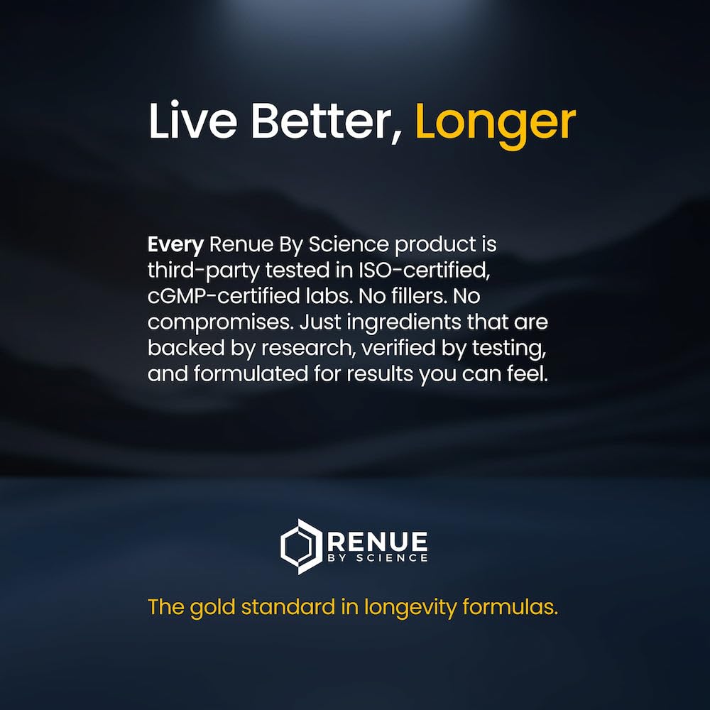 Renue By Science frasco en mesa lifestyle que sugiere integración diaria