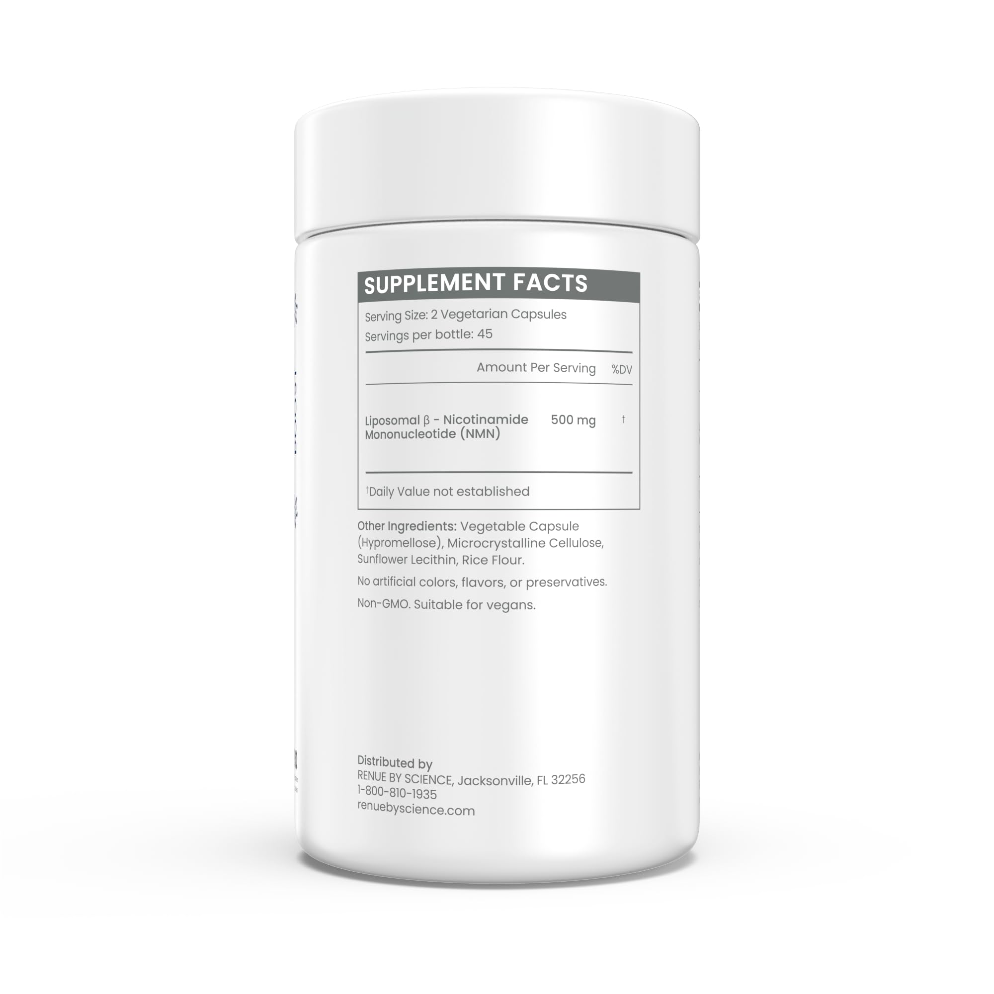 Renue By Science primer plano polvo liposomal que indica protección