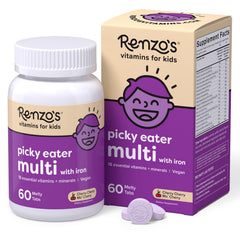 Renzo's frente del empaque mostrando beneficios y sin azúcar