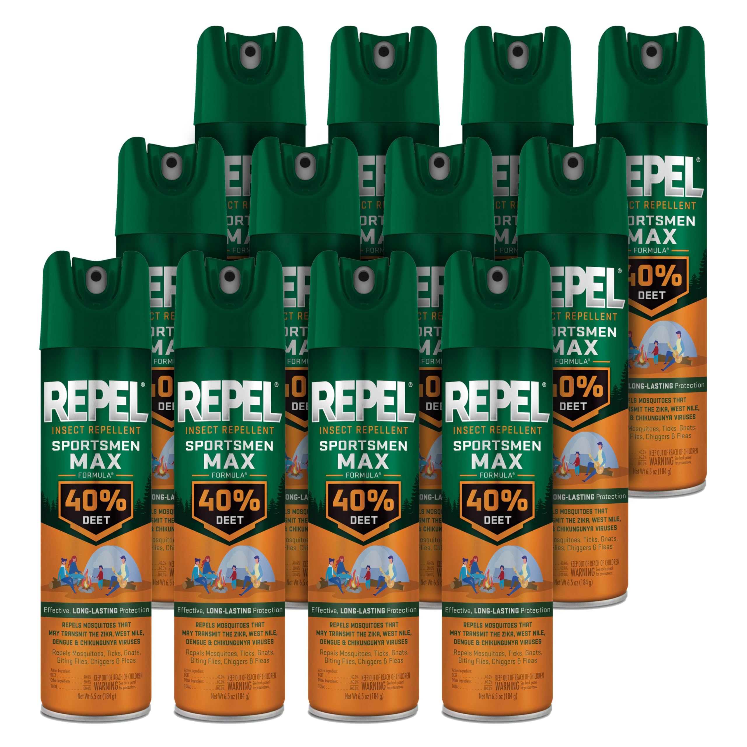 Repel aerosol frontal mostrando diseño claro y uso práctico