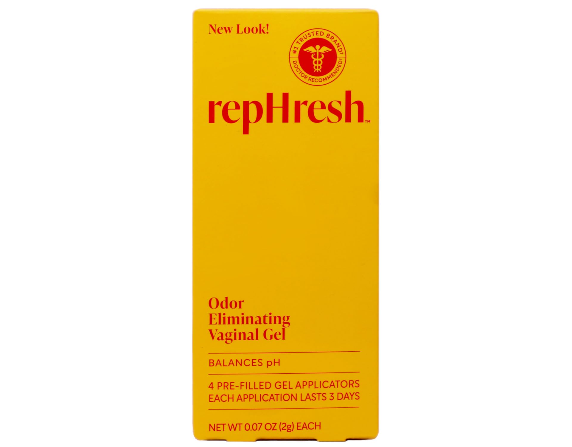 RepHresh aplicador prellenado en primer plano para uso sencillo
