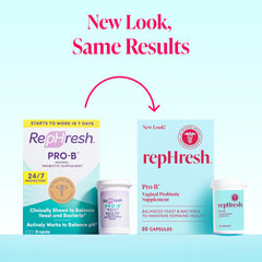 RepHresh Pro-B cápsula en primer plano detalle y facilidad de ingestión