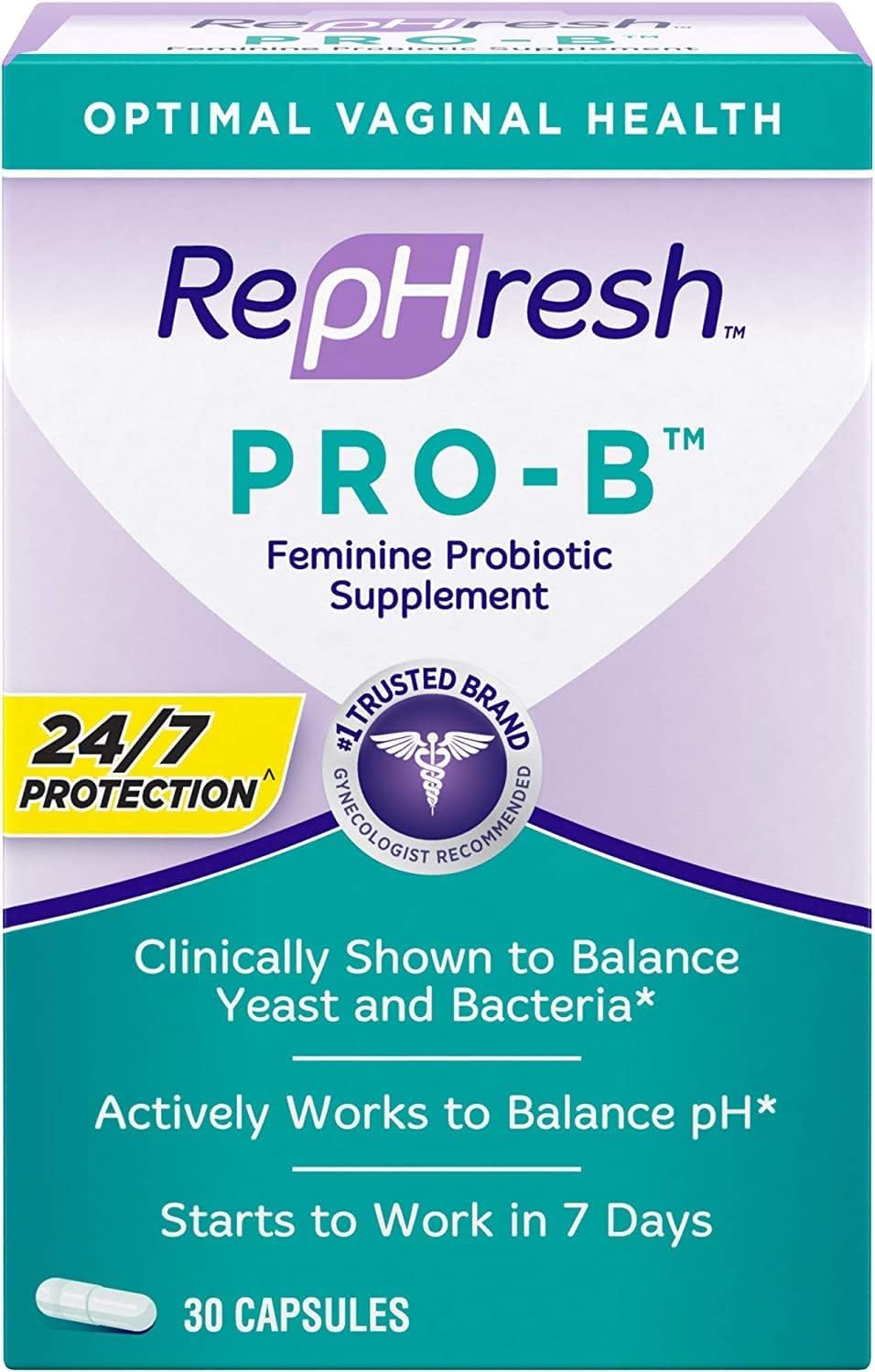 Rephresh Pro-B frontal del envase mostrando el nombre y formato pack de 3