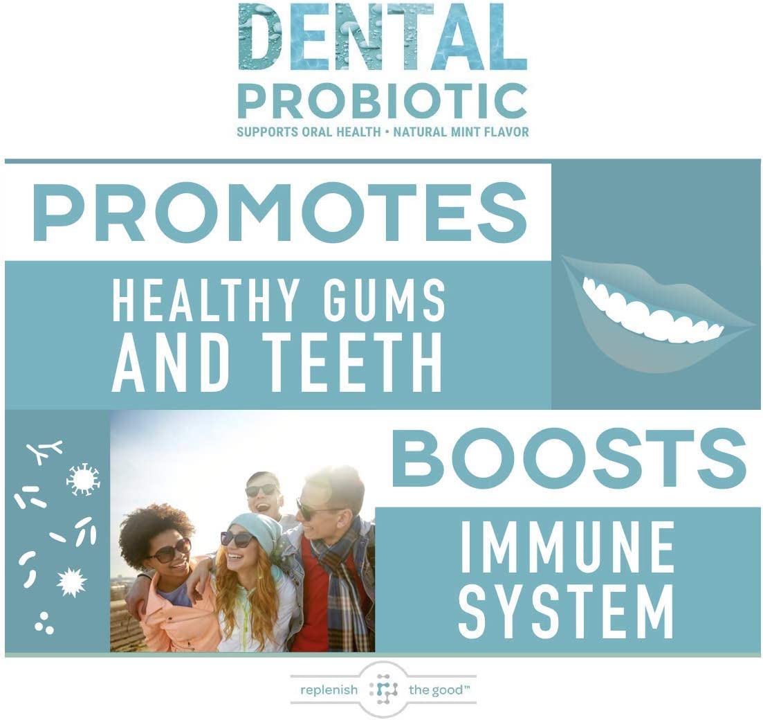 Gráfico comparativo sin azúcar Replenish the Good subrayando menos caries