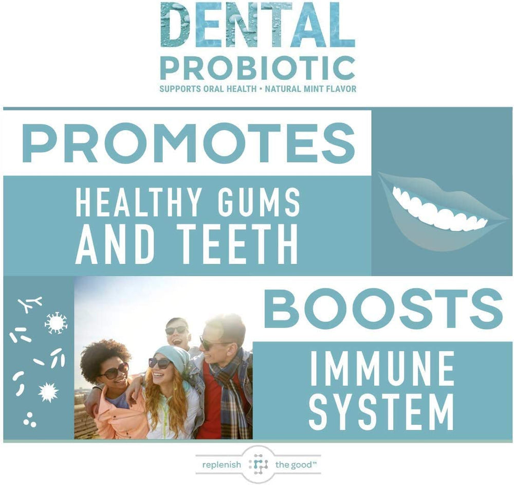 Gráfico comparativo sin azúcar Replenish the Good subrayando menos caries