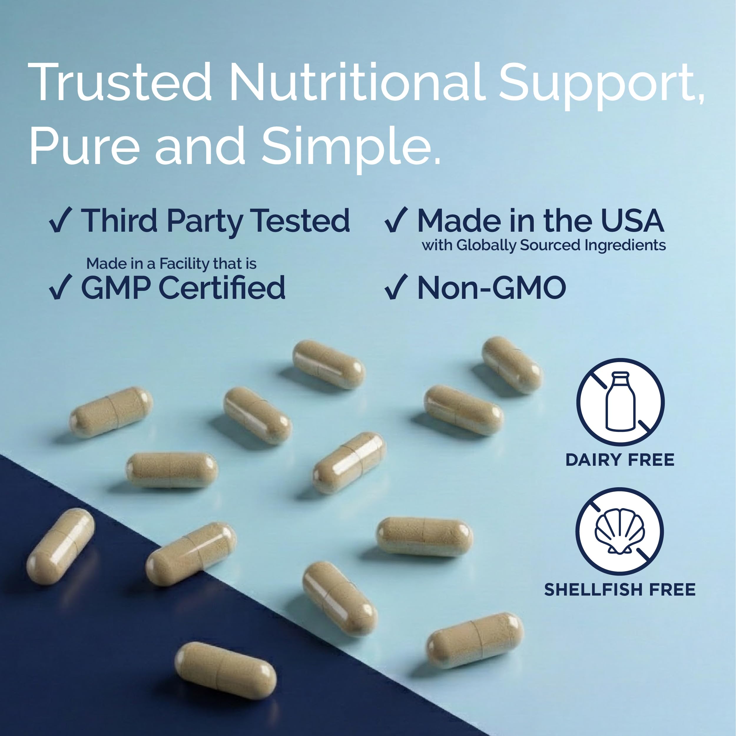 Replenza cápsula abierta mostrando polvo interior para transparencia