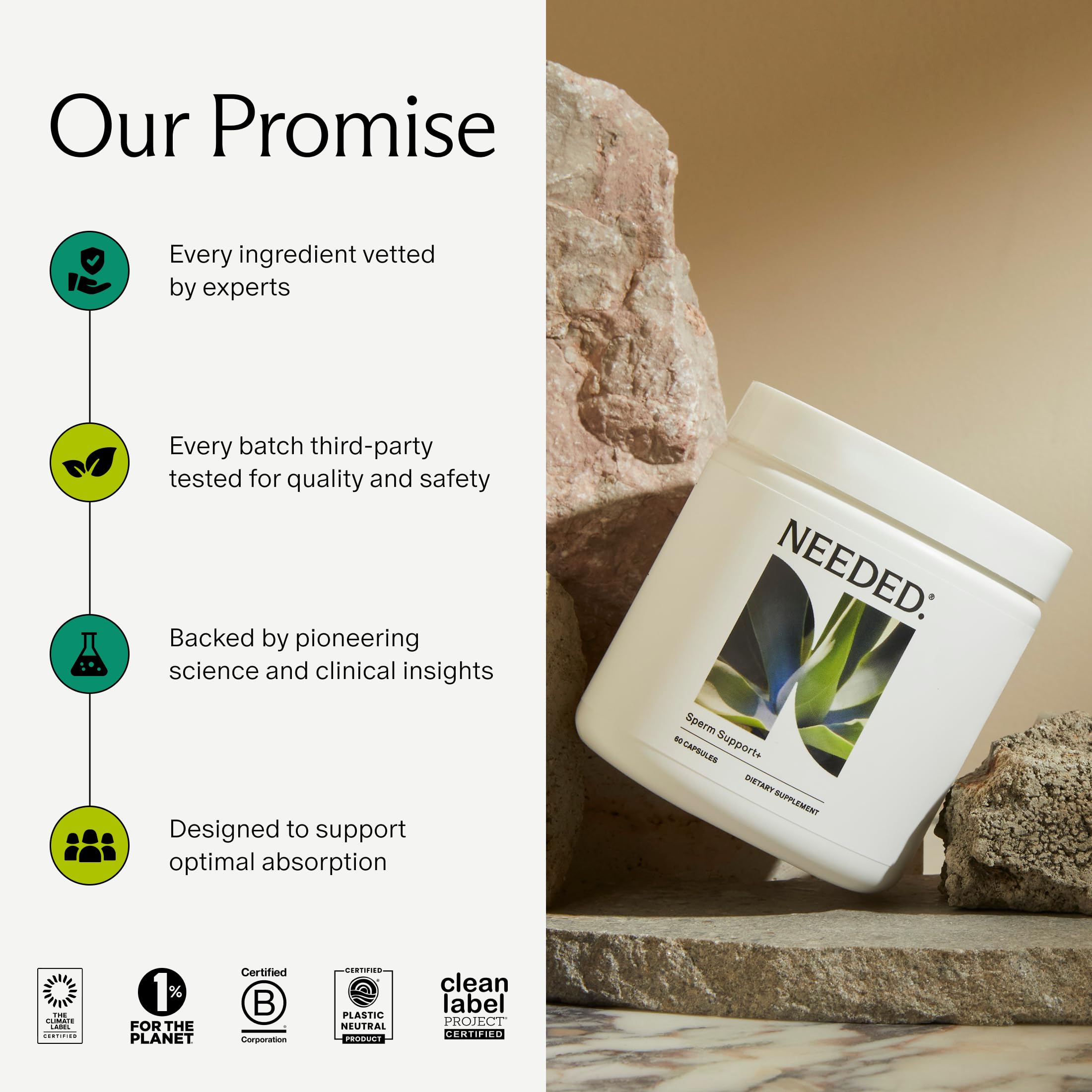 ReproVital Sperm Support en contexto de rutina matinal para apoyo integral