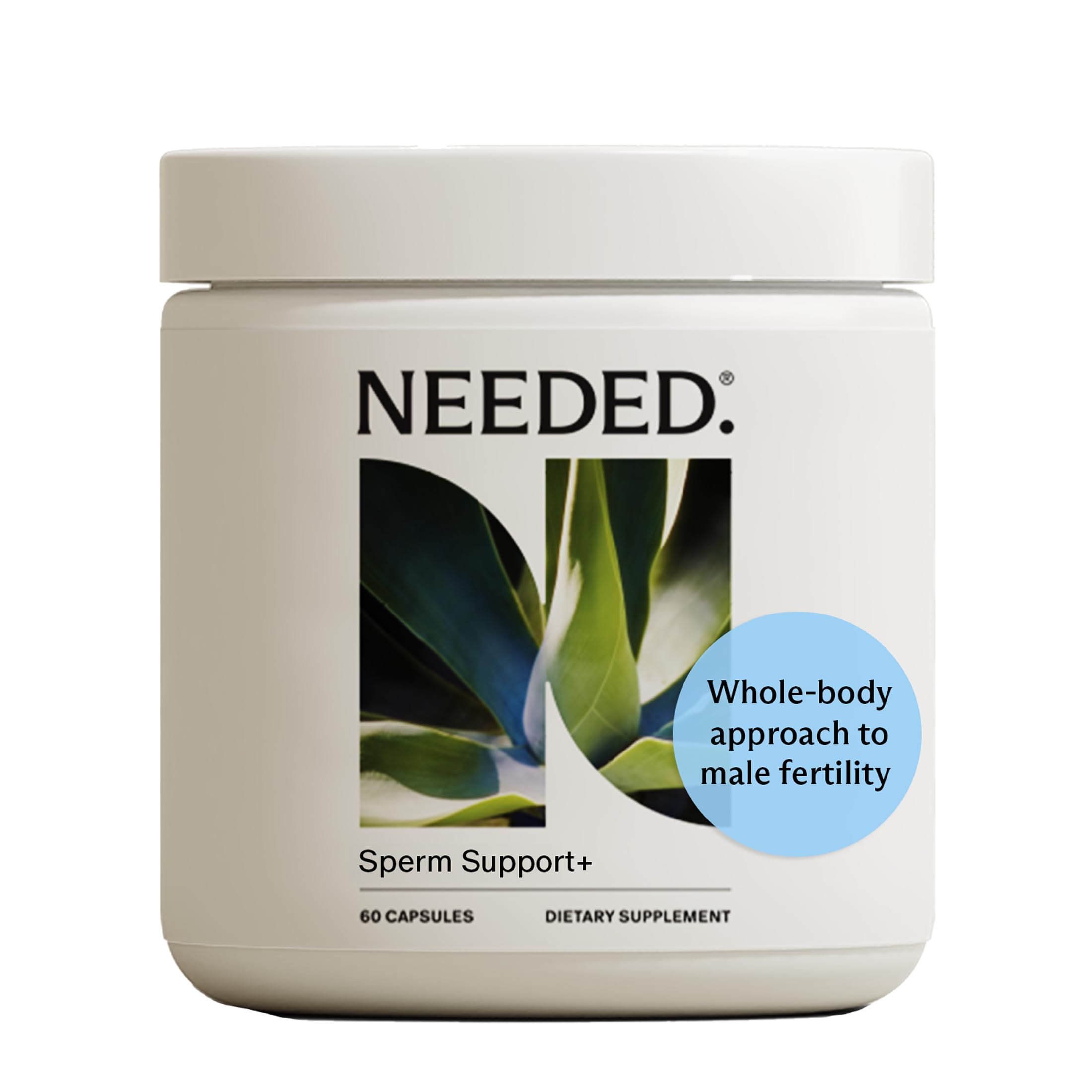 ReproVital Sperm Support frente del envase mostrando etiqueta clara y beneficio diario