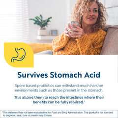 Researched Nutritionals CoreBiotic cápsulas en mano para comparar tamaño y facilidad de ingestión