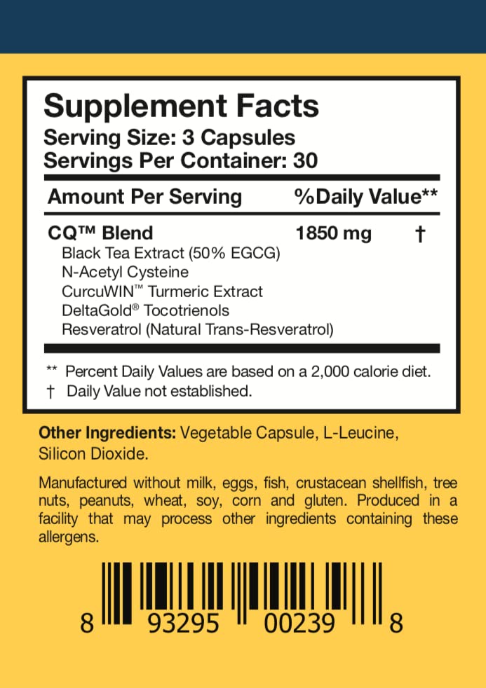 Researched Nutritionals etiqueta con lista de ingredientes y beneficios aclarativos