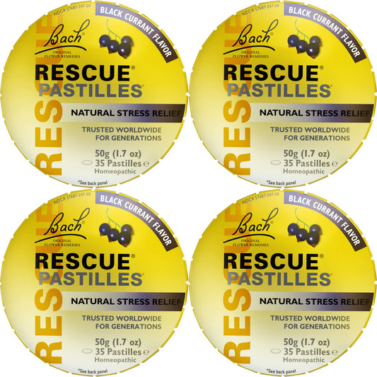 Pastillas RESCUE BACH sabor grosella negra para alivio suave del estrés