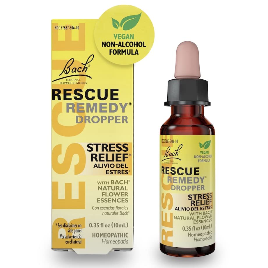 RESCUE frasco frontal 10 mL mostrando diseño y conveniencia