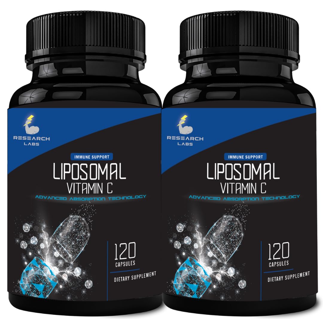 Research Labs frasco frontal del producto que muestra 240 cápsulas y beneficio de alta dosis