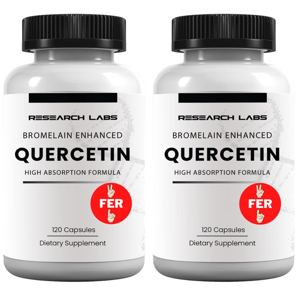 Research Labs frasco del producto frente y legible mostrando la marca y formato