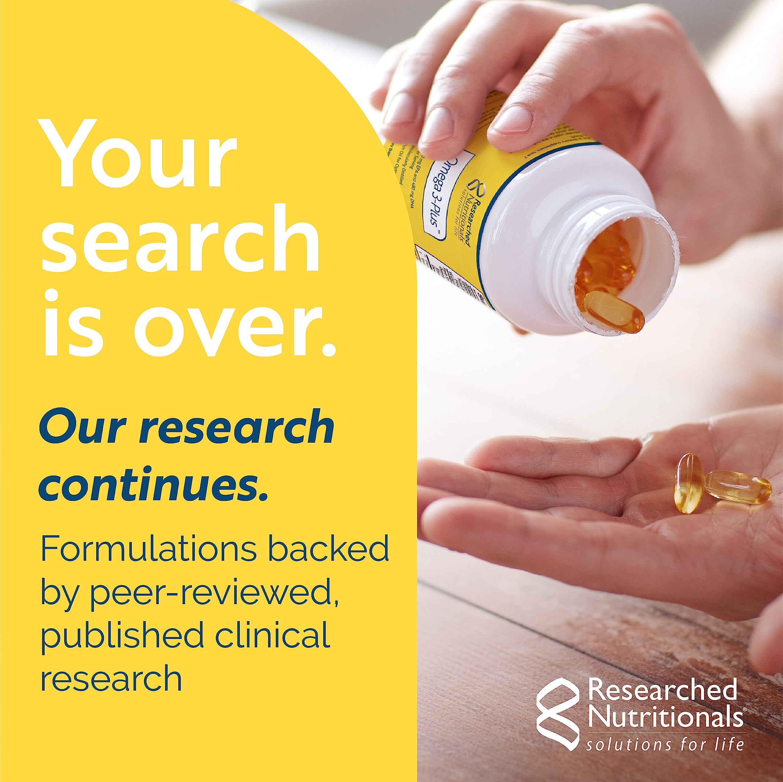 Researched Nutritionals ATP 360 escena de estilo de vida con persona activa beneficiada