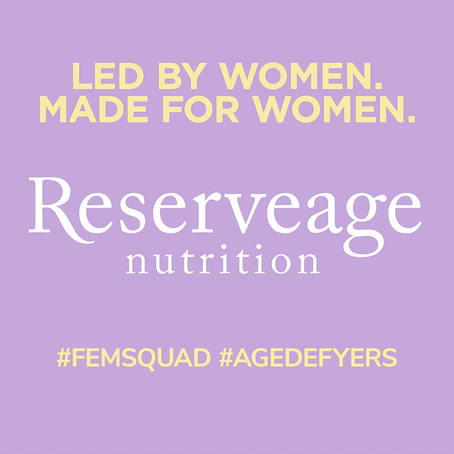 Reserveage Beauty en mesa de desayuno como complemento de estilo de vida