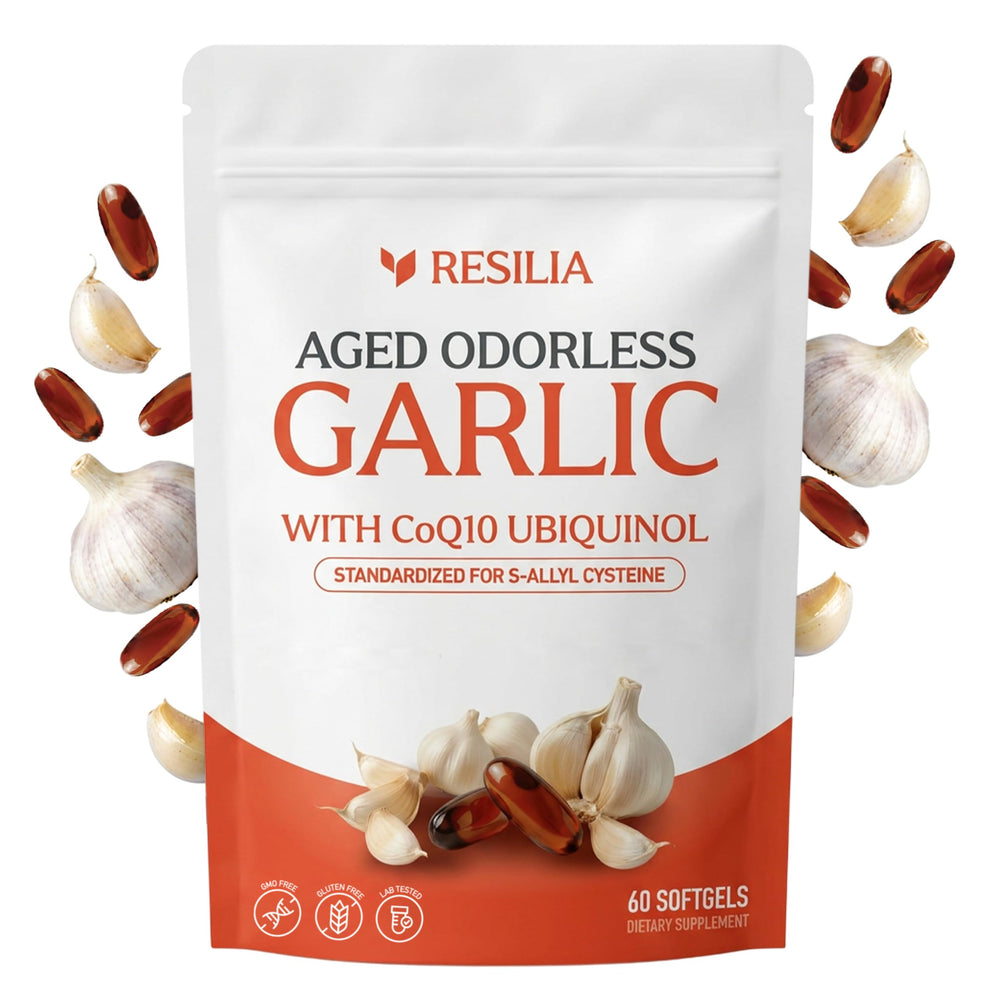 Resilia Oil Of Oregano frente del packaging mostrando el producto y beneficios