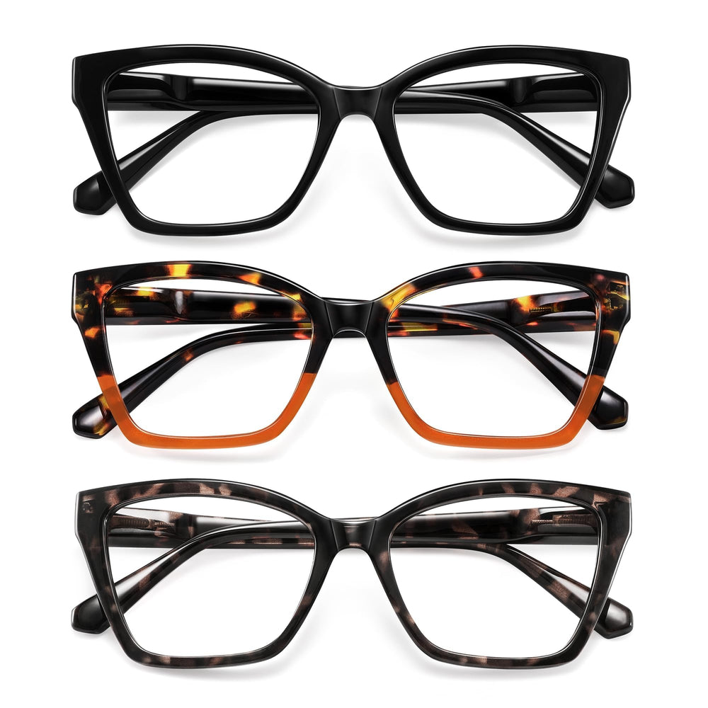 resjok gafas pack frontal mostrando montura cat eye y estilo