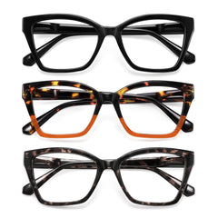 resjok gafas pack frontal mostrando montura cat eye y estilo