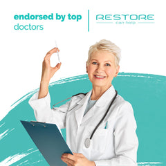 Restore Can Help plástico sin BPA demostrando acabado liso y seguro